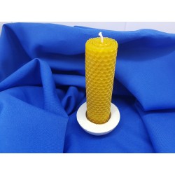 Set of candles Set of beeswax candles Set of candles with candlesticks Set of candles and candlesticks handmade