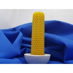 Set of candles Set of beeswax candles Set of candles with candlesticks Set of candles and candlesticks handmade