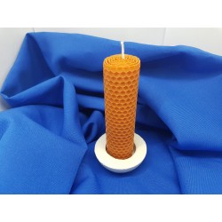 Set of candles Set of beeswax candles Set of candles with candlesticks Set of candles and candlesticks handmade