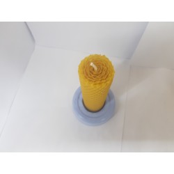 Set of candles Set of beeswax candles Set of candles with candlesticks Set of candles and candlesticks handmade