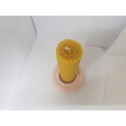 Set of candles Set of beeswax candles Set of candles with candlesticks Set of candles and candlesticks handmade