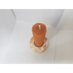 Set of candles Set of beeswax candles Set of candles with candlesticks Set of candles and candlesticks handmade