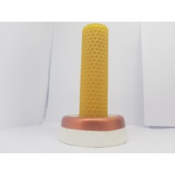 Set of candles Set of beeswax candles Set of candles with candlesticks Set of candles and candlesticks handmade