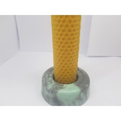 Set of candles Set of beeswax candles Set of candles with candlesticks Set of candles and candlesticks handmade