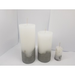 Candles Decorative candles Concrete candles Handmade candles Concrete base candles Loft candles Concrete Handmade