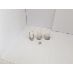 Set of candles Set of decorative candles Set of concrete candles Set of handmade candles Set of exclusive candles