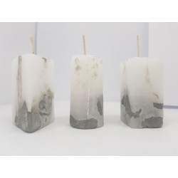 Set of candles Set of decorative candles Set of concrete candles Set of handmade candles Set of exclusive candles