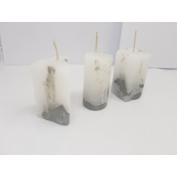 Set of candles Set of decorative candles Set of concrete candles Set of handmade candles Set of exclusive candles