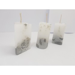 Set of candles Set of decorative candles Set of concrete candles Set of handmade candles Set of exclusive candles