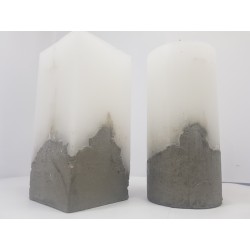 Set of candles Set of decorative candles Set of concrete candles Set of handmade candles Set of exclusive candles