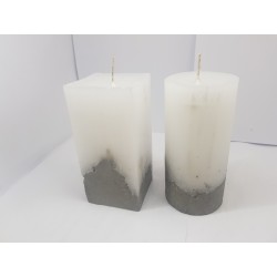 Set of candles Set of decorative candles Set of concrete candles Set of handmade candles Set of exclusive candles