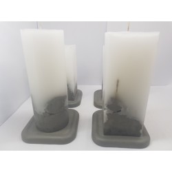 Set of candles Set of decorative candles Set of concrete candles Set of handmade candles Set of exclusive candles