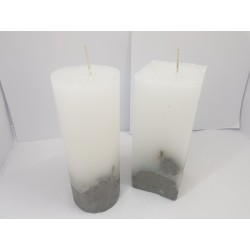 Set of candles Set of decorative candles Set of concrete candles Set of handmade candles Set of exclusive candles