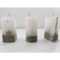 Candles Decorative candles Concrete candles Handmade candles Exclusive candles