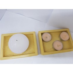 Candlestick for 2 candles
Tea candle holder Tea light candle holder Candlestick Handmade candlestick Concrete candlestick