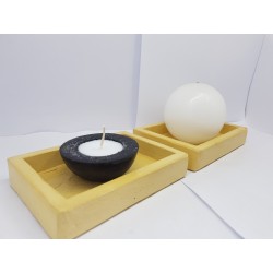 Candlestick for 2 candles
Tea candle holder Tea light candle holder Candlestick Handmade candlestick Concrete candlestick