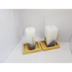 Candlestick for 2 candles
Tea candle holder Tea light candle holder Candlestick Handmade candlestick Concrete candlestick