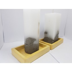 Candlestick for 2 candles
Tea candle holder Tea light candle holder Candlestick Handmade candlestick Concrete candlestick