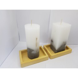 Candlestick for 2 candles
Tea candle holder Tea light candle holder Candlestick Handmade candlestick Concrete candlestick