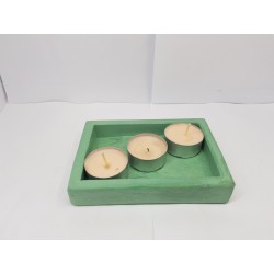 Candlestick for 2 candles Tea candle holder Tea light candle holder Candlestick Handmade candlestick Concrete candlestick