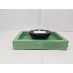 Candlestick for 2 candles Tea candle holder Tea light candle holder Candlestick Handmade candlestick Concrete candlestick