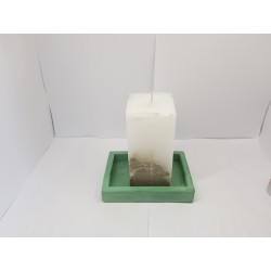 Candlestick for 2 candles Tea candle holder Tea light candle holder Candlestick Handmade candlestick Concrete candlestick