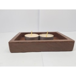 Candlestick for 2 candles Tea candle holder Tea light candle holder Candlestick Handmade candlestick Concrete candlestick