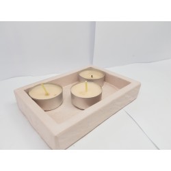 Candlestick for 2 candles Tea candle holder Tea light candle holder Candlestick Handmade candlestick Concrete candlestick