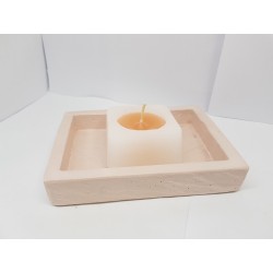 Candlestick for 2 candles Tea candle holder Tea light candle holder Candlestick Handmade candlestick Concrete candlestick