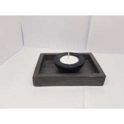 Candlestick for 2 candles Tea candle holder Tea light candle holder Candlestick Handmade candlestick Concrete candlestick