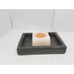 Candlestick for 2 candles Tea candle holder Tea light candle holder Candlestick Handmade candlestick Concrete candlestick