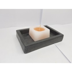 Candlestick for 2 candles Tea candle holder Tea light candle holder Candlestick Handmade candlestick Concrete candlestick