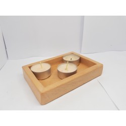 Candlestick for 2 candles Tea candle holder Tea light candle holder Candlestick Handmade candlestick Concrete candlestick