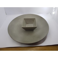 Plate, Tray plate, Handmade concrete plate, Loft plate, Exclusive plates