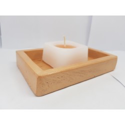 Candlestick for 2 candles Tea candle holder Tea light candle holder Candlestick Handmade candlestick Concrete candlestick