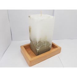 Candlestick for 2 candles Tea candle holder Tea light candle holder Candlestick Handmade candlestick Concrete candlestick