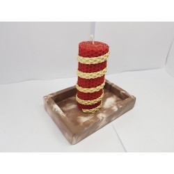 Candlestick for 2 candles Tea candle holder Tea light candle holder Candlestick Handmade candlestick Concrete candlestick