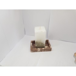 Candlestick for 2 candles Tea candle holder Tea light candle holder Candlestick Handmade candlestick Concrete candlestick