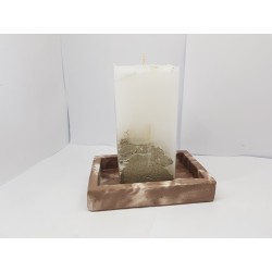 Candlestick for 2 candles Tea candle holder Tea light candle holder Candlestick Handmade candlestick Concrete candlestick