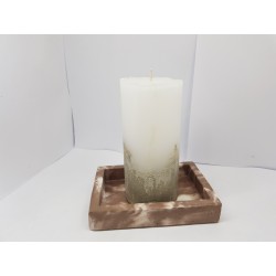 Candlestick for 2 candles Tea candle holder Tea light candle holder Candlestick Handmade candlestick Concrete candlestick