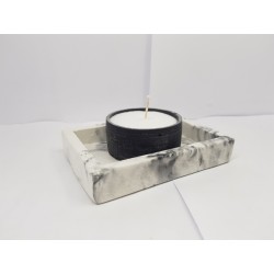 Candlestick for 2 candles Tea candle holder Tea light candle holder Candlestick Handmade candlestick Concrete candlestick