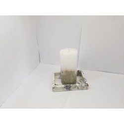 Candlestick for 2 candles Tea candle holder Tea light candle holder Candlestick Handmade candlestick Concrete candlestick