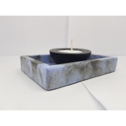 Candlestick for 2 candles Tea candle holder Tea light candle holder Candlestick Handmade candlestick Concrete candlestick