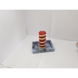 Candlestick for 2 candles Tea candle holder Tea light candle holder Candlestick Handmade candlestick Concrete candlestick