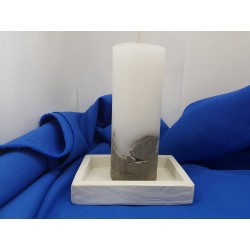 Candlestick for 2 candles Tea candle holder Tea light candle holder Candlestick Handmade candlestick Concrete candlestick