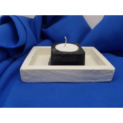 Candlestick for 2 candles Tea candle holder Tea light candle holder Candlestick Handmade candlestick Concrete candlestick