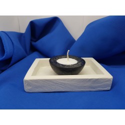 Candlestick for 2 candles Tea candle holder Tea light candle holder Candlestick Handmade candlestick Concrete candlestick