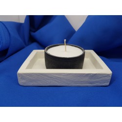 Candlestick for 2 candles Tea candle holder Tea light candle holder Candlestick Handmade candlestick Concrete candlestick