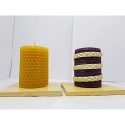 Candles Set of candles Set of beeswax candles Set of candles with candlesticks Set of candles and candlesticks handmade