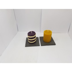 Candles Set of candles Set of beeswax candles Set of candles with candlesticks Set of candles and candlesticks handmade